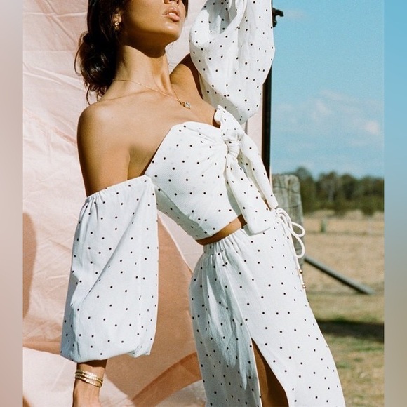 Sabo skirt beach cover-up polka dot - Picture 2 of 8